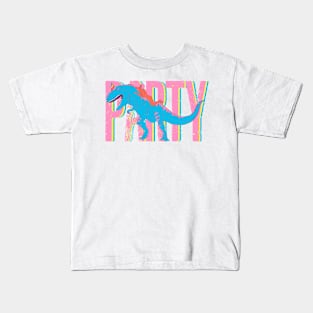 Tyrannosaurus party Kids T-Shirt